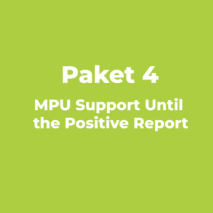 Paket 4 - MPU-Betreuung bis zum positiven Gutachten